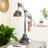Industrial Metal Desk Lamp Black - Olivia & May