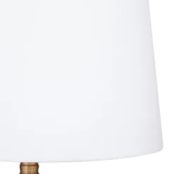 29" X 15" Modern Glass Table Lamp White - Olivia & May -Adesso Lighting Deals Store GUEST 8ab3dff8 5d7e 48a9 9222 37f934bc3d65