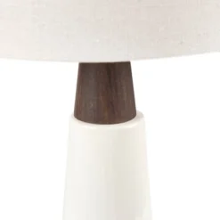 Everly Ceramic (Includes LED Light Bulb) Table Lamp White - Ink+Ivy -Adesso Lighting Deals Store GUEST 8b226707 5020 4e6e 969b 472db2011d40