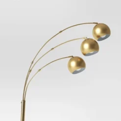 Span 3-Head Metal Globe Floor Lamp Brass - Threshold™ -Adesso Lighting Deals Store GUEST 8e157d15 c278 49ac 9708 273e760dcead