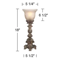 Regency Hill French LED Uplight Desk Table Lamp 18" High Beige Wash Candlestick Alabaster Glass Shade For Bedroom Bedside Office 12 Regency Hill French LED Uplight Desk Table Lamp 18" High Beige Wash Candlestick Alabaster Glass Shade For Bedroom Bedside Office -Adesso Lighting Deals Store GUEST 910fafbb 020c 4662 aaae 061aa96e0b35