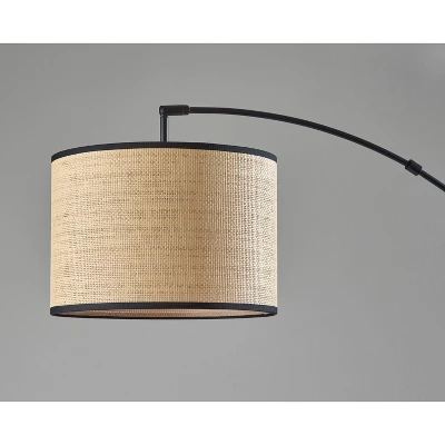 Bowery Arc Lamp Black - Adesso 2 Bowery Arc Lamp Black - Adesso - Image 2