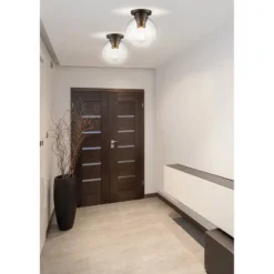 7.75" Metal/Glass Atlas Flush Mount (Includes Energy Efficient Light Bulb) - JONATHAN Y -Adesso Lighting Deals Store GUEST 9407572d 5984 4e78 907a 1236badebe3d