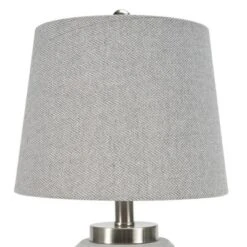 21" Grey/White Patterned Concrete Table Lamp - Nourison -Adesso Lighting Deals Store GUEST 948d84f0 7ab3 4c4a 99b8 83162625ead4