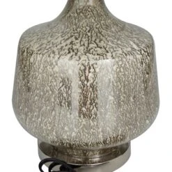 Linen Table Lamp With Faux Mercury Glass Finish Silver - Olivia & May -Adesso Lighting Deals Store GUEST 984bb99c 7131 483e bedd 8dcdcae5851d