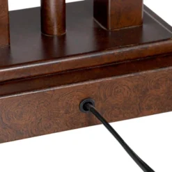 Possini Euro Design Deacon Modern Desk Table Lamp 26" High Bronze With USB And AC Power Outlet In Base LED Reading Light Oatmeal Shade For Office Desk -Adesso Lighting Deals Store GUEST 9f2f5acc 4698 483f 9905 b4efd95c84d2