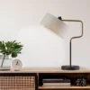 Jacob Table Lamp Black/Brass - Adesso