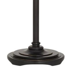 Regency Hill Traditional Torchiere Floor Lamp 70" Tall Hand Applied Black Bronze Swirl Font Amber Glass Shade For Living Room Uplight -Adesso Lighting Deals Store GUEST a2c8f619 a3ef 4612 bdd0 0504b4473455