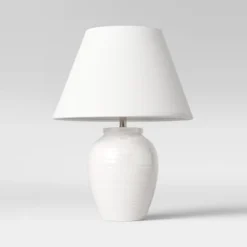 Turned Ceramic Table Lamp White - Threshold™ -Adesso Lighting Deals Store GUEST a3c43bdb 74c2 4bbe a3c8 10bb261e03b9