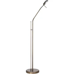 360 Lighting Regan Traditional Pharmacy Floor Lamp 59" Tall Dark Brass Metal LED Adjustable Gooseneck Head For Living Room Reading Bedroom Office -Adesso Lighting Deals Store GUEST a3f414bb e71d 41d2 8e63 b1561954e651