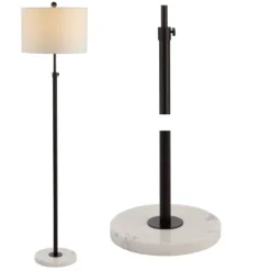 65" LED Metal/Marble Adjustable Floor Lamp - JONATHAN Y -Adesso Lighting Deals Store GUEST a5ba307c 623d 4efd bcfa a7fce2d5aafd