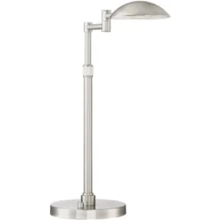 Possini Euro Design Eliptik Modern Desk Table Lamp 24 1/2" High Satin Nickel LED Swing Arm Adjustable Height For Bedroom Living Room Nightstand Office 13 Possini Euro Design Eliptik Modern Desk Table Lamp 24 1/2" High Satin Nickel LED Swing Arm Adjustable Height For Bedroom Living Room Nightstand Office -Adesso Lighting Deals Store GUEST aa0f4a29 bec0 4111 8c72 01b67ee54c62