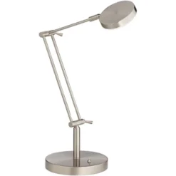 360 Lighting Xenos Modern Desk Lamp 20" High Satin Nickel With USB Charging Port LED Adjustable Arm White Head For Bedroom Living Room Bedside Reading -Adesso Lighting Deals Store GUEST aac67e7f 6dca 4c0c 8fdb 09c5e15e93ec