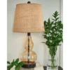 Makana Glass Table Lamp Black - Signature Design By Ashley