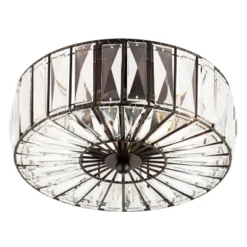 11.5" Crystalline Semi-Flush Mount Pendant Clear - River Of Goods -Adesso Lighting Deals Store GUEST b89c3755 7128 4215 88eb e97e5632b6db