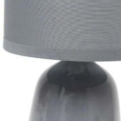 10.04" Traditional Ceramic Thimble Base Bedside Table Desk Lamp With Matching Fabric Shade Gray - Simple Designs 15 10.04" Traditional Ceramic Thimble Base Bedside Table Desk Lamp With Matching Fabric Shade Gray - Simple Designs -Adesso Lighting Deals Store GUEST b8b20e45 d632 4887 8a41 a782c5a37c8e