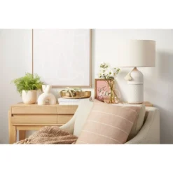 Large Assembled Ceramic Table Lamp White - Threshold™ -Adesso Lighting Deals Store GUEST bdb60051 2218 4a94 9fa2 271dbb795406