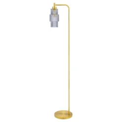 63" Kyra Pillar Shade Floor Lamp Blue/Gold - River Of Goods 13 63" Kyra Pillar Shade Floor Lamp Blue/Gold - River Of Goods -Adesso Lighting Deals Store GUEST bf39c0c5 9283 42d1 86dc 20014bcb2f1a