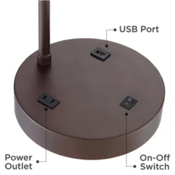 360 Lighting Colby Bronze USB Desk Lamps Set Of 2 With Smart Socket -Adesso Lighting Deals Store GUEST c16c32ff dd54 47b4 b75c 4d88f43ab176