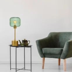 21" Jasmine Globe Shade Table Lamp Green - River Of Goods -Adesso Lighting Deals Store GUEST c513c7d1 7dec 4477 bba5 0b47df2215dc