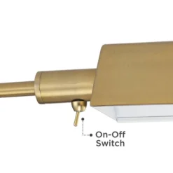 Possini Euro Design Keegan Traditional Pharmacy Floor Lamp 54 1/4" Tall Warm Gold Adjustable Swing Arm Metal Tent Shade For Living Room Reading -Adesso Lighting Deals Store GUEST c649b339 92ed 4718 bd2a 9b71cc519d0a