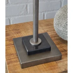 26.38" Belldunn Antique Pewter Metal Table Lamp - Signature Design By Ashley -Adesso Lighting Deals Store GUEST c66896af 7304 4cd4 84dc 19e1befffae5