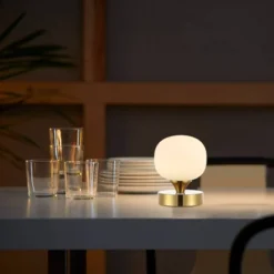 6.13" Owen Modern Minimalist Iron Rechargeable Integrated LED Table Lamp - JONATHAN Y -Adesso Lighting Deals Store GUEST c907c02d 5463 4cac b9a6 f10ac845cd5f