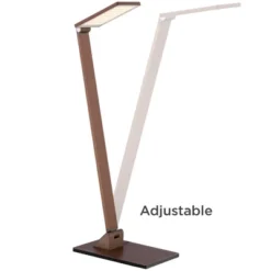 Possini Euro Design Bentley Modern Desk Lamp 21" High French Bronze Aluminum Metal LED Touch On Off Adjustable Head For Bedroom Living Room Office -Adesso Lighting Deals Store GUEST c97b1947 2077 4459 8a6c baaf8750452a