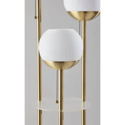 Bianca Shelf Floor Lamp Antique Brass - Adesso -Adesso Lighting Deals Store GUEST c9d0b47d 98d3 4a78 bc3b 9524c574cc0e