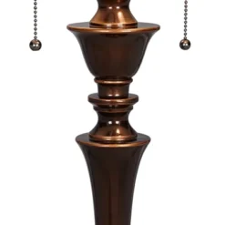 Regency Hill Brooke Rustic Vintage Retro Floor Lamp Standing 60" Tall Rich Bronze Copper Burlap Bell Shade For Living Room Bedroom Office House Home -Adesso Lighting Deals Store GUEST cb710c77 a646 4477 b667 e24f25258916