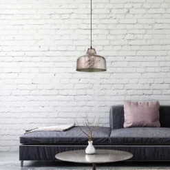 11" Bela Silver Metal Bowl Shaped Pendant Ceiling Light - River Of Goods -Adesso Lighting Deals Store GUEST cc816988 2a0d 4e49 9cf0 2734fb035cb5