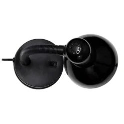 14.25" Traditional Fundamental Metal Desk Task Lamp And Bowl Shaped Shade With Flexi Gooseneck Black - Creekwood Home -Adesso Lighting Deals Store GUEST ce9ca86c bdc3 40d1 b3f8 246c7a937544