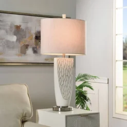 Bouleau Rustic Table Lamp Brown Cream Crackle Finish - StyleCraft -Adesso Lighting Deals Store GUEST d027814f 5ac3 4e30 a7a1 29f52a6e61fa