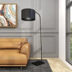 Traditional Metal Floor Lamp Black - Olivia & May -Adesso Lighting Deals Store GUEST d2492e3d 3d83 412d 9c50 b9abee7f207a