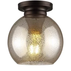 7.75" Metal/Glass Atlas Flush Mount (Includes Energy Efficient Light Bulb) - JONATHAN Y -Adesso Lighting Deals Store GUEST d6e96985 d174 4856 bfca 28d662fdfdf4