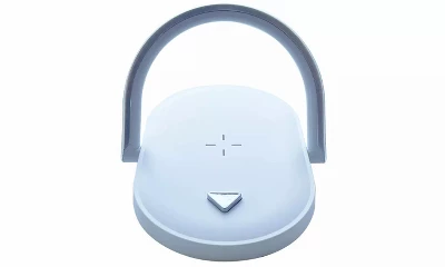 Link Ultra Modern Touch Control 3 In1 LED Desk Lamp W/Fast Wireless Charger Bedside Light Folds & Rotates 3 Link Ultra Modern Touch Control 3 In1 LED Desk Lamp W/Fast Wireless Charger Bedside Light Folds & Rotates - Image 3