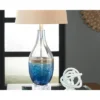 Set Of 2 Johanna Table Lamps Blue/Clear - Signature Design By Ashley
