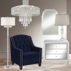 Vienna Full Spectrum Crystal Cascade Chrome Chandelier 19 1/2" Wide Modern 9-Light LED Fixture For Dining Room House Kitchen Island Entryway Bedroom 11 Vienna Full Spectrum Crystal Cascade Chrome Chandelier 19 1/2" Wide Modern 9-Light LED Fixture For Dining Room House Kitchen Island Entryway Bedroom -Adesso Lighting Deals Store GUEST db91d658 dd8b 45b8 85c6 b77b9b9079f2