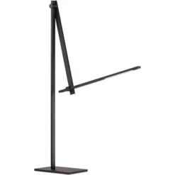 Possini Euro Design Barrett Modern Floor Lamp 53" Tall Anodized Black Metal LED Adjustable Touch On Off For Living Room Reading Bedroom Office House -Adesso Lighting Deals Store GUEST dce37632 daea 44a9 aaeb 7d085fecc4e0