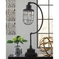 Jae Desk Lamp Antique Black - Signature Design By Ashley -Adesso Lighting Deals Store GUEST dec57e09 6223 4c8e 9c4a df63d6f0bb8b