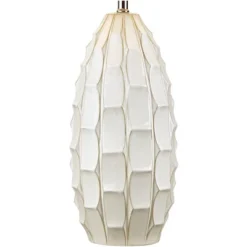 Possini Euro Design Cosgrove Modern Mid Century Table Lamp 32 3/4" Tall White Glazed Ceramic Beige Fabric Drum Shade For Bedroom Living Room Bedside 9 Possini Euro Design Cosgrove Modern Mid Century Table Lamp 32 3/4" Tall White Glazed Ceramic Beige Fabric Drum Shade For Bedroom Living Room Bedside -Adesso Lighting Deals Store GUEST e15958a3 0b96 48ea bace d8ad192dac70