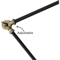 360 Lighting Modern Adjustable Floor Lamp With USB Charging Port 61" Tall Black Brass Living Room Reading -Adesso Lighting Deals Store GUEST e21207b2 1f9e 4c00 b5b1 f19cf5f3b387