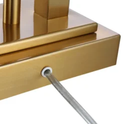 Possini Euro Design Possini Euro Deacon Brass Gooseneck Lamps With USB Port And Outlet Set Of 2 -Adesso Lighting Deals Store GUEST e24e6b82 39cc 40bb 88f5 24326ff00335