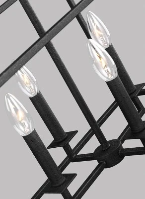 Sea Gull Lighting Generation Lighting Perryton 8 Light Blacksmith Chandelier 2 Sea Gull Lighting Generation Lighting Perryton 8 Light Blacksmith Chandelier - Image 2