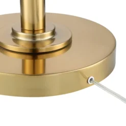 Possini Euro Design Kinsey Modern Torchiere Floor Lamp 72 1/2" Tall Brass Gold Metal Stone Pattern Crystal Glass Shade For Living Room Office House -Adesso Lighting Deals Store GUEST e810d4ad 4b95 49e1 b4c6 0ba43d797023