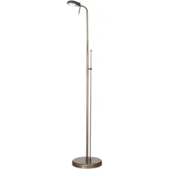 360 Lighting Regan Traditional Pharmacy Floor Lamp 59" Tall Dark Brass Metal LED Adjustable Gooseneck Head For Living Room Reading Bedroom Office -Adesso Lighting Deals Store GUEST e9ea09e4 77e6 4dfb a7a2 0e5bad7c2c46