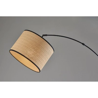 Bowery Arc Lamp Black - Adesso 4 Bowery Arc Lamp Black - Adesso - Image 4