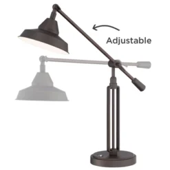 Franklin Iron Works Turnbuckle Rustic Farmhouse Desk Lamp 25" High Oil Rubbed Bronze With USB Charging Port LED Adjustable Metal Shade For Bedroom 14 Franklin Iron Works Turnbuckle Rustic Farmhouse Desk Lamp 25" High Oil Rubbed Bronze With USB Charging Port LED Adjustable Metal Shade For Bedroom -Adesso Lighting Deals Store GUEST eeb8cdb9 7831 441d 9f5b 5f0c7ace69fd