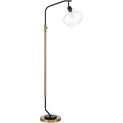 Possini Euro Design Tarrah Mid Century Modern 63" Tall Chairside Arc Floor Lamp Gold Black Metal Clear Glass Shade For Living Room House 14 Possini Euro Design Tarrah Mid Century Modern 63" Tall Chairside Arc Floor Lamp Gold Black Metal Clear Glass Shade For Living Room House -Adesso Lighting Deals Store GUEST efde68e9 8b27 44fd 877f e9ff6907c945