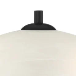 360 Lighting Heather Modern Accent Table Lamps Set Of 2 With Square Risers 22 1/2" High Iron USB And AC Power Outlet In Base Off White Glass For Desk